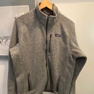 Patagonia Full Zip Gray Fleece. (Better Sweater Fleece Jacket Stonewash)